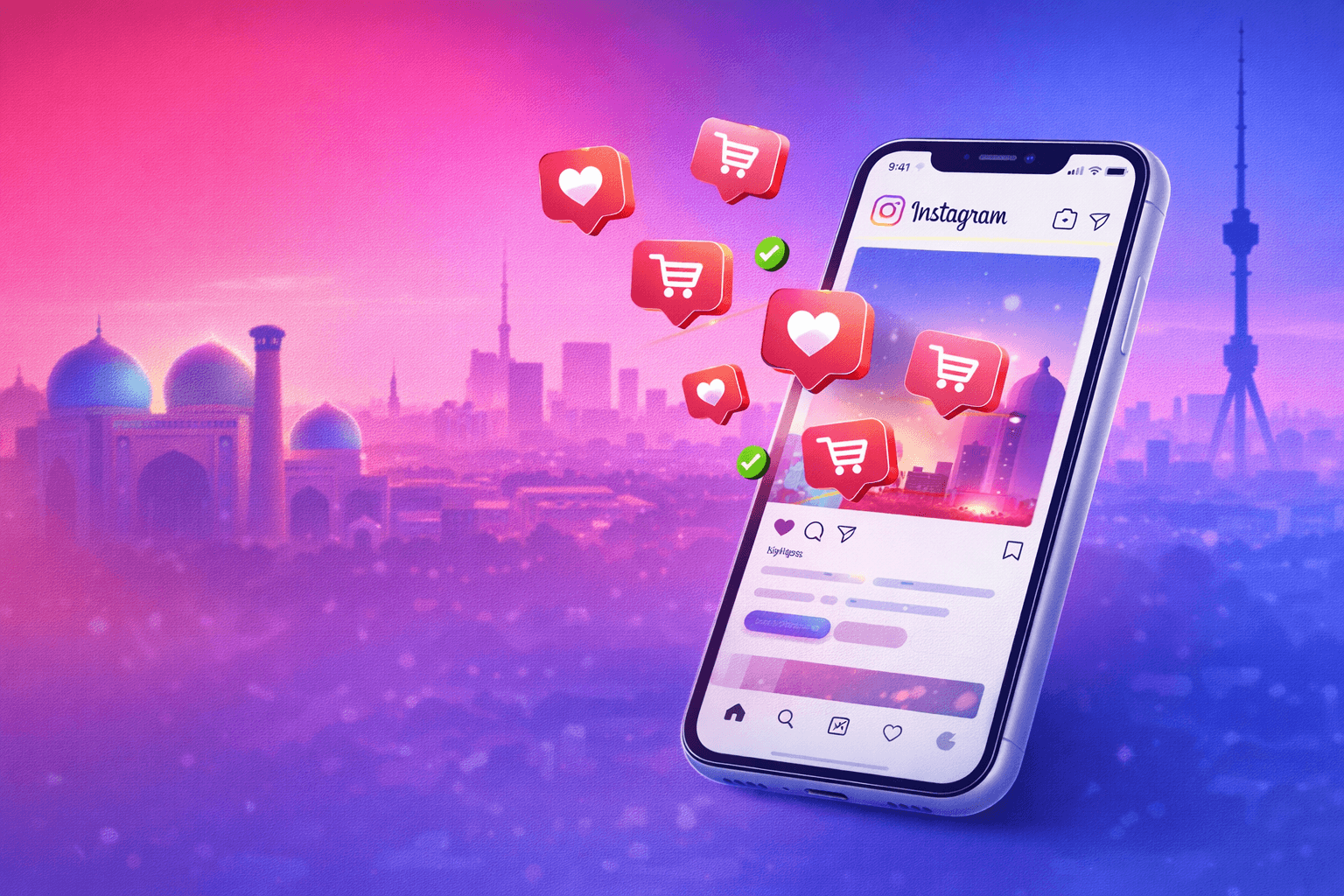 Как привлечь клиентов из Instagram в Узбекистане