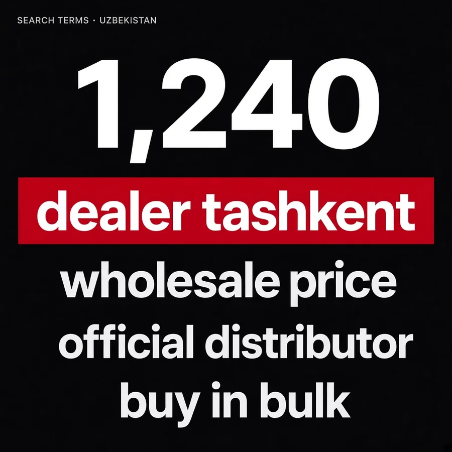 Search demand: dealer tashkent 1,240