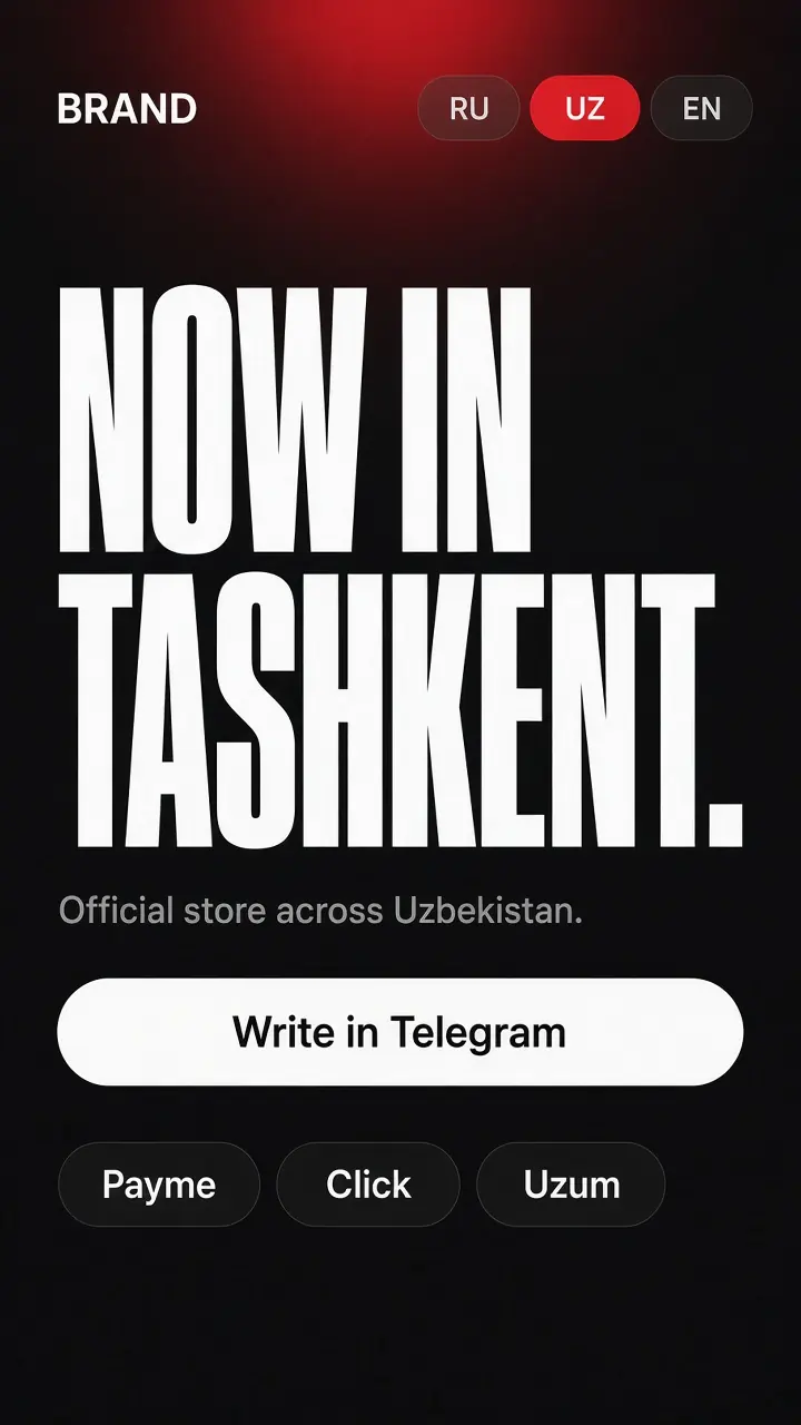 Week 2: website, now in Tashkent